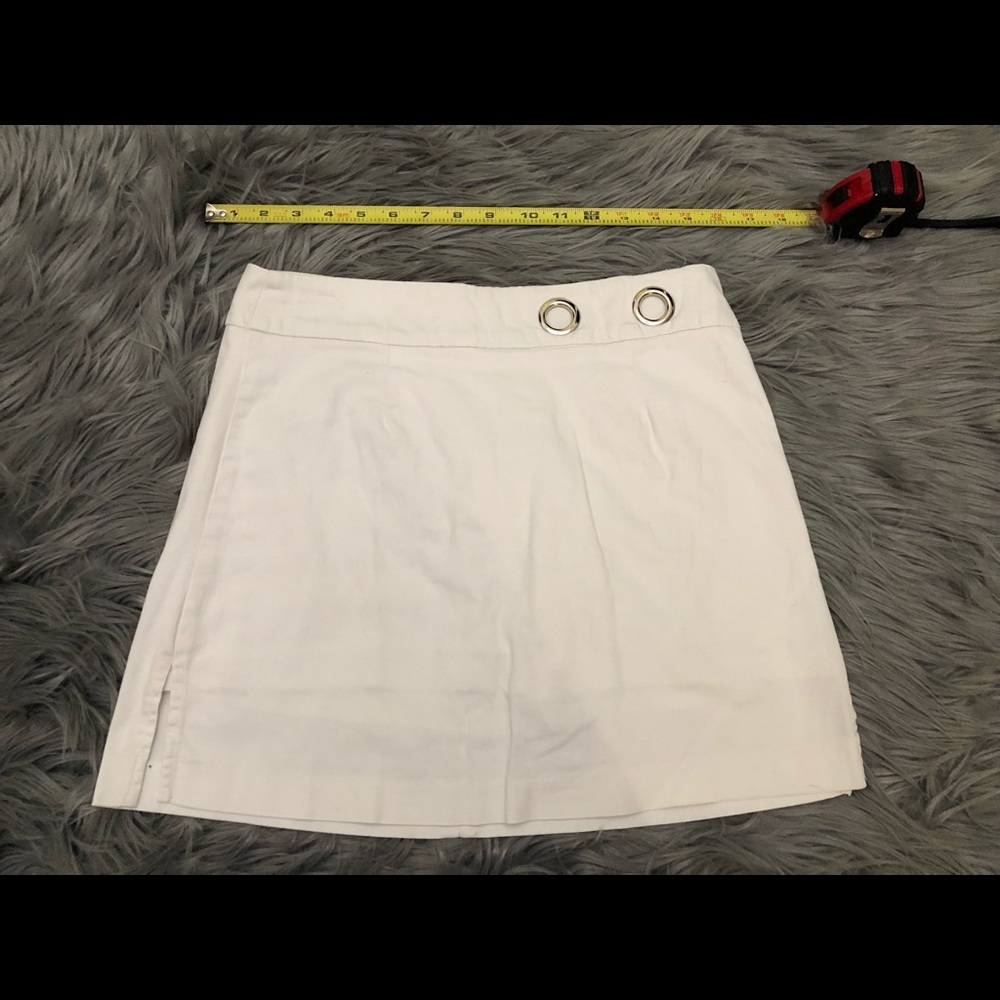 White Skort